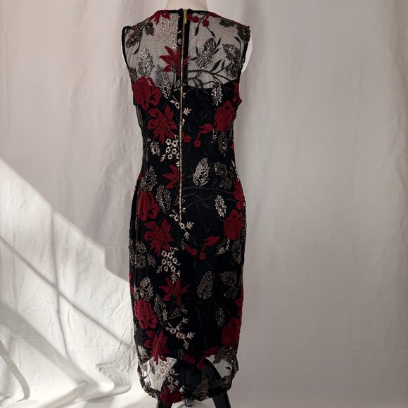 Calvin Klein Women's Sleeveless Midi Dress | Black | Size 8 - Picture 6 of 12